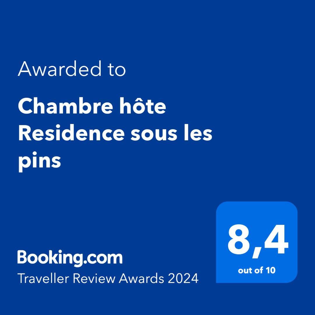Chambre Hote Chez L'Habitant Residence Sous Les Pins Кассі Екстер'єр фото